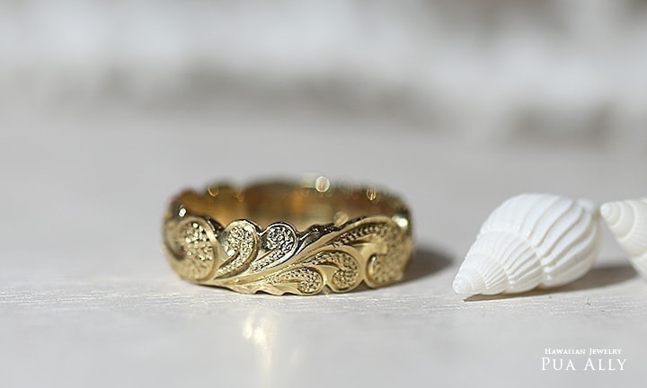 K18 K14 K10 Pt900 SV925 シルバー リング YG PG WG カットアウト 透かし ハワイアンジュエリー ハワジュ Hawaiian jewelry Puaally プアアリ couple ring ホワイトゴールド ピンクゴールド ゴールド プラチナ 指輪 鍛造 手彫り 刻印無料 オーダーメイド ハンドメイド 日本製