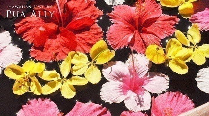 ハイビスカスの華奢リング 指輪 ハンドメイドのハワイアンジュエリー Pua Ally ハイビスカスの華奢リング 指輪 ハンドメイドのハワイアンジュエリー Pua Ally