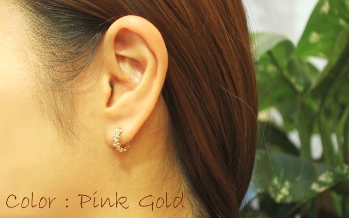 人気のハイビスカス アロアロ フープピアス ハワイアンジュエリー Pua Ally