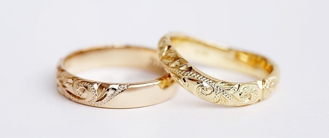 K14インフィニティリング　指輪　結婚指輪