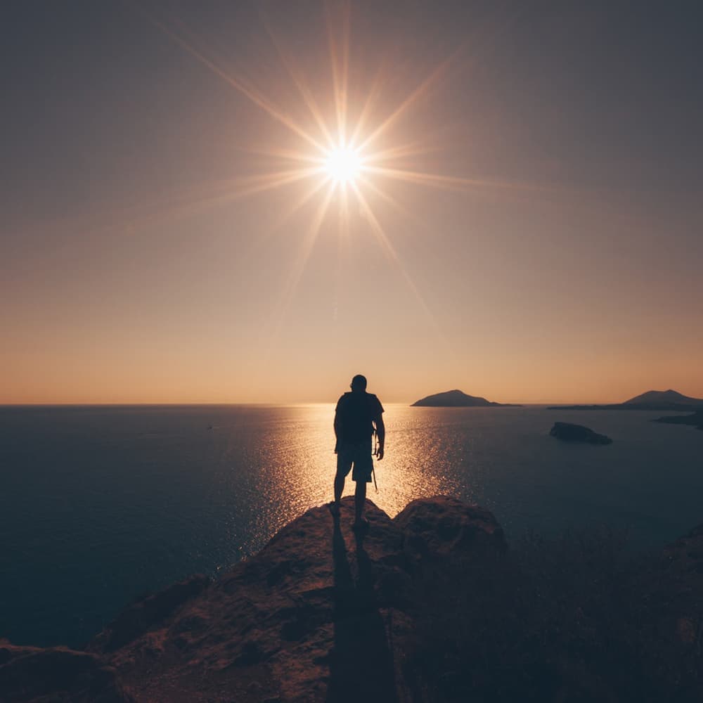 太陽と海